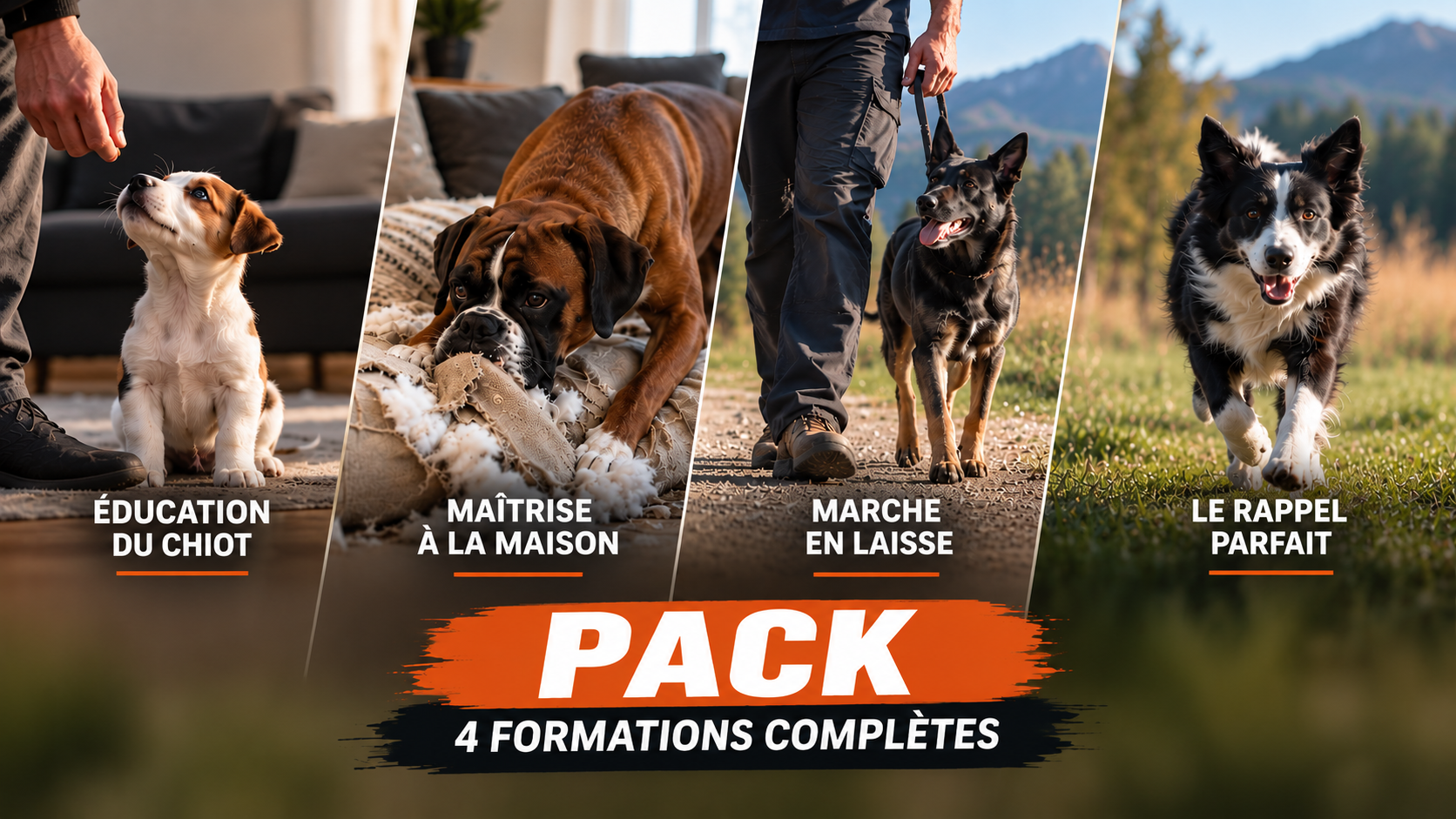 Pack éducation canine
